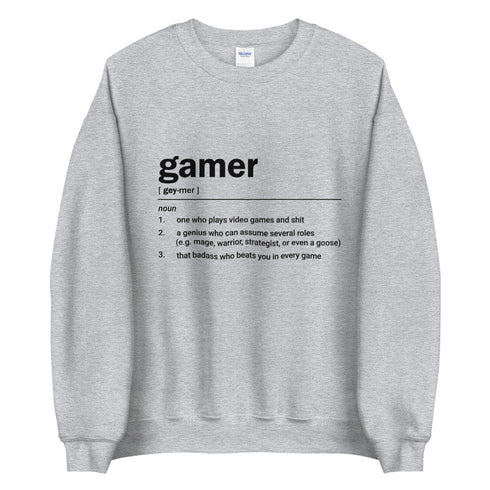 Gamer Definition Sweatshirt